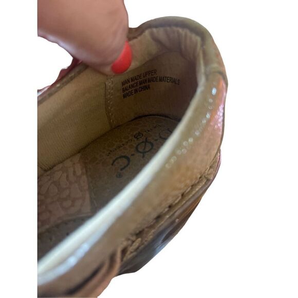 BOC Born Concept Womens Tan Pebbled Leather Round Toe Slip On Clogs Size 8M - Picture 4 of 14